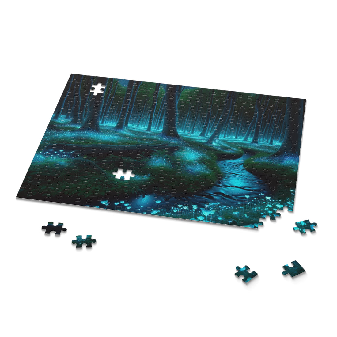 "Bioluminescent Forest"  Jigsaw Puzzle