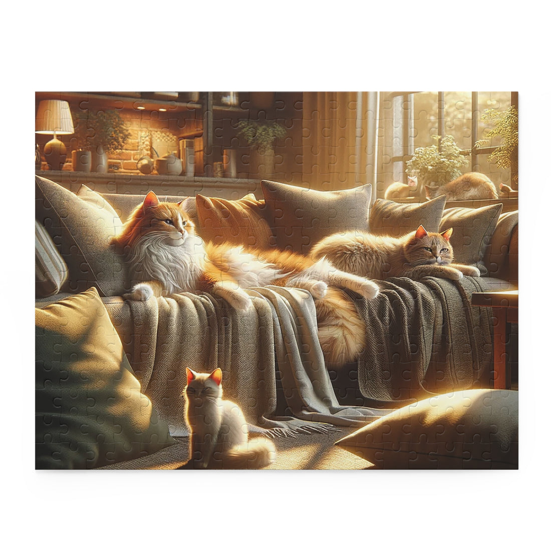 "Cozy Cat Haven" Jigsaw Puzzle