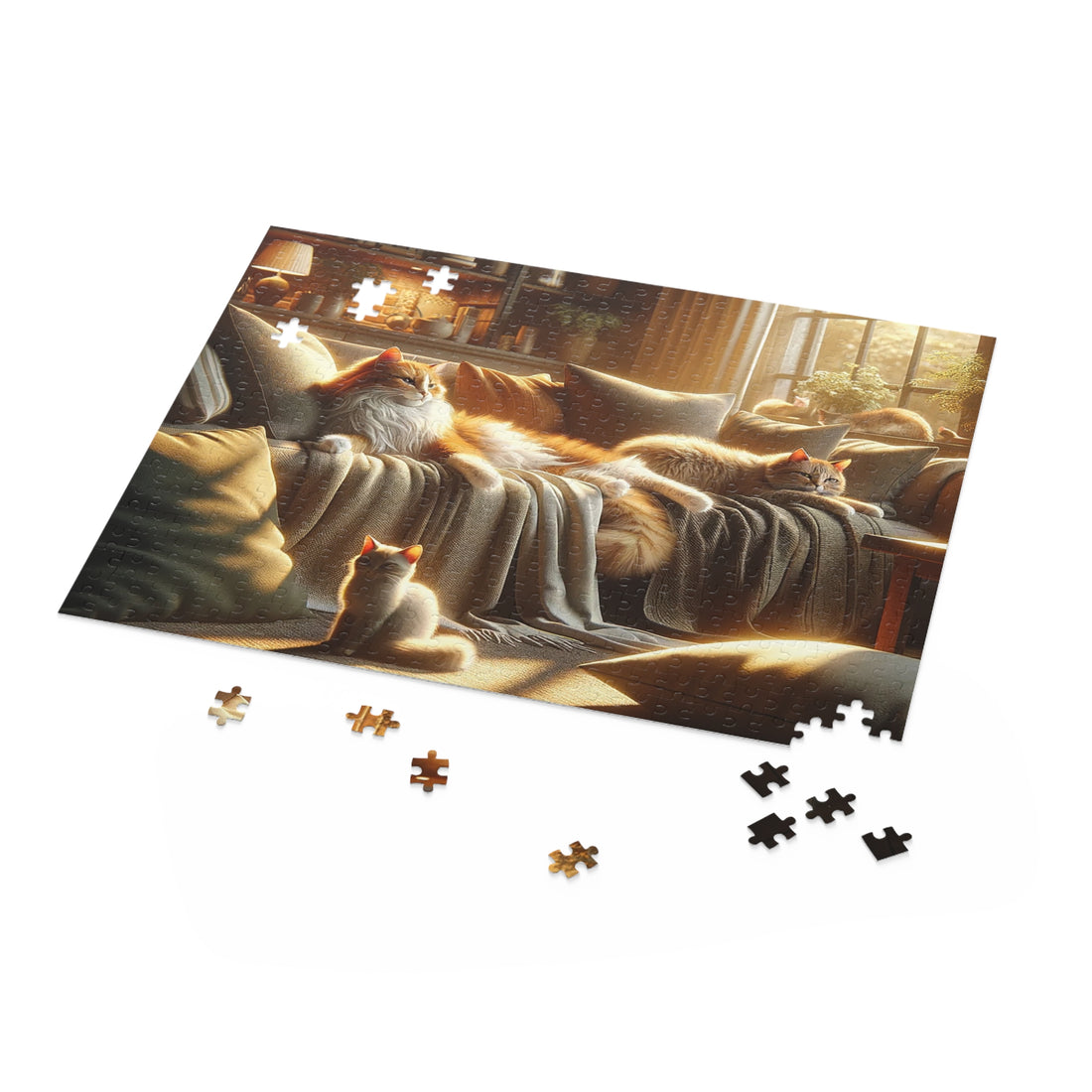 "Cozy Cat Haven" Jigsaw Puzzle