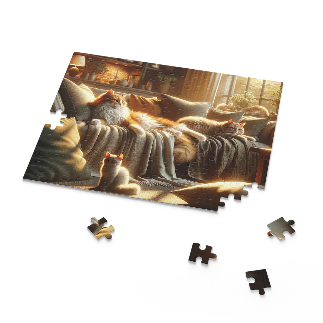 "Cozy Cat Haven" Jigsaw Puzzle