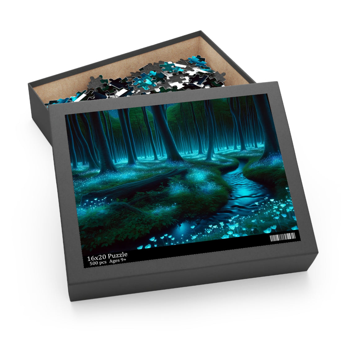 "Bioluminescent Forest"  Jigsaw Puzzle