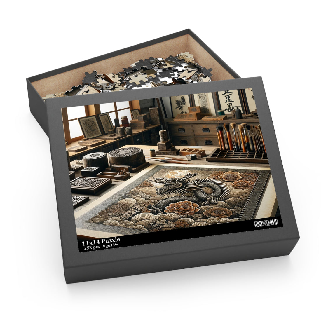 "Ink and Tradition" Jigsaw Puzzle